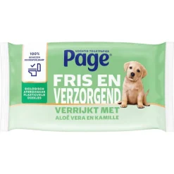 Page Fris en Verzorgend Vochtig Toiletpapier