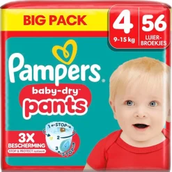 Pampers Baby-Dry Pants Maat 4 Luierbroekjes