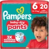 Pampers Baby-Dry Pants Maat 6 Luierbroekjes