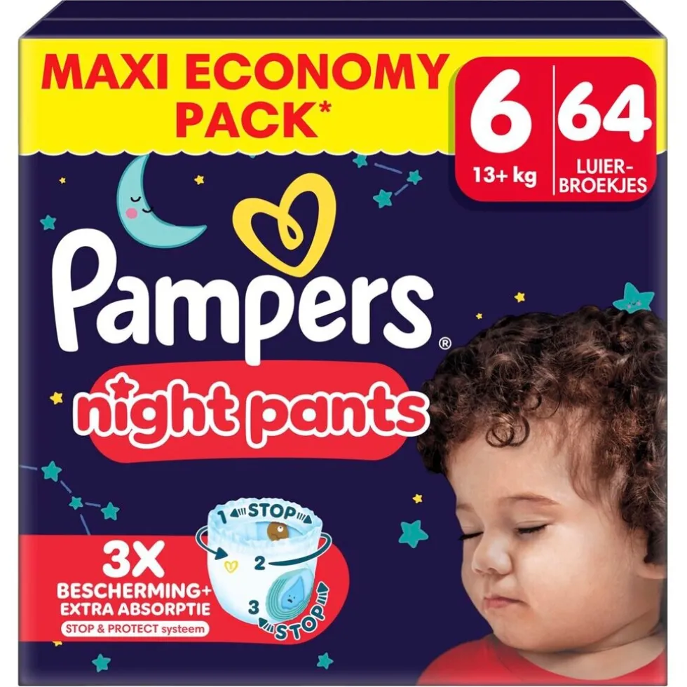 Pampers Night Pants Maat 6 Luierbroekjes
