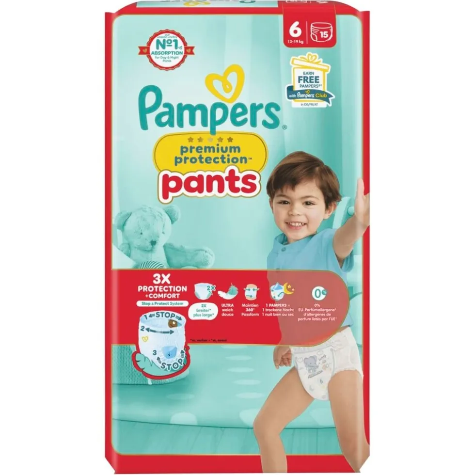 Pampers Premium Protection Pants Maat 6 Luierbroekjes