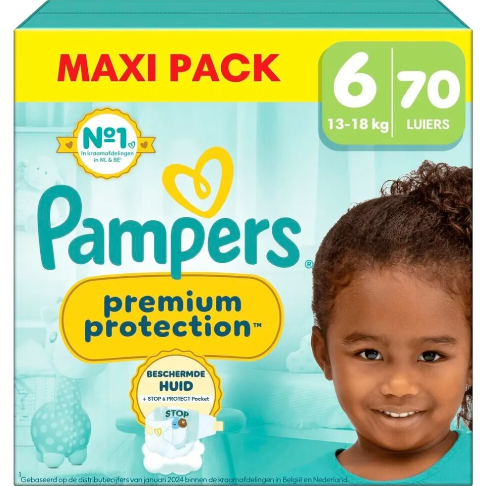 Pampers Premium Protection Maat 6 Luiers