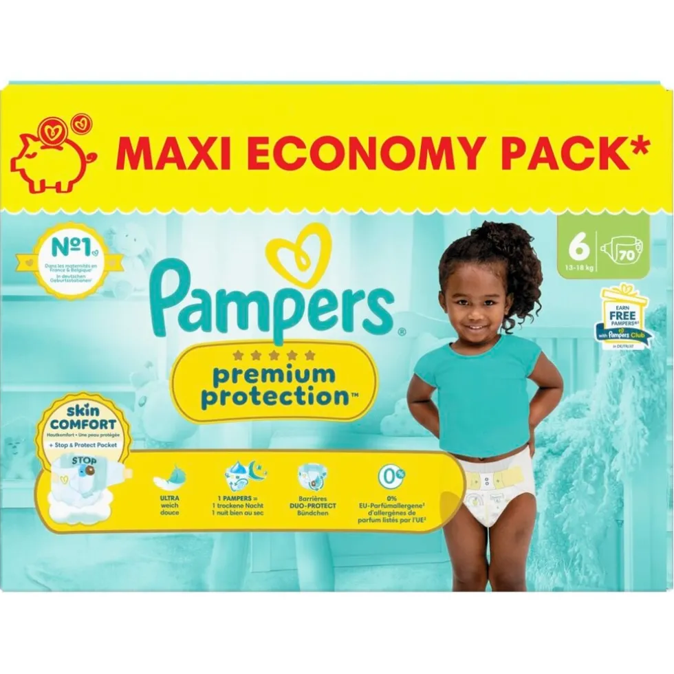 Pampers Premium Protection Maat 6 Luiers