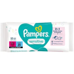 Pampers Sensitive 0% Plastic Babydoekjes