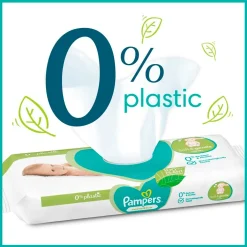 Pampers Sensitive 0% Plastic Babydoekjes