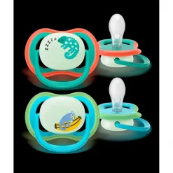 Philips Avent Soother Ultra Air 6-18M SCF376/28 Nighttime Fopspeen