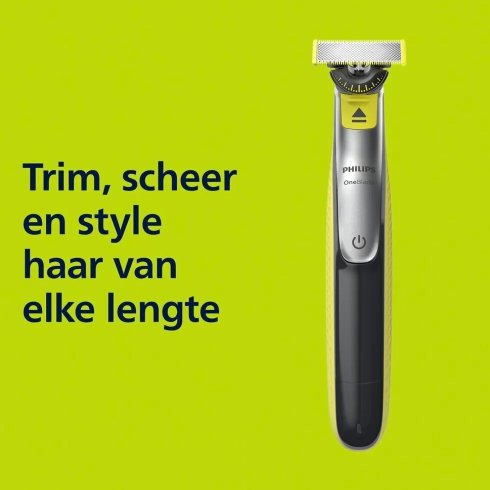 Philips OneBlade Face+Body QP2834/23 Trimmer, Scheerapparaat en Styler