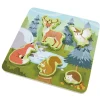 Playing Kids Forest Puzzel