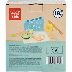 Playing Kids Houten Snijset