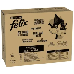 Purina Felix Elke Dag Feest Mix Selectie in Gelei Kattenvoer