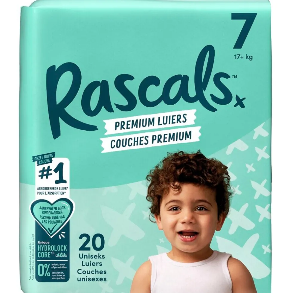 Rascals Maat 7 Premium Luiers