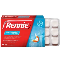 Rennie Pepermunt Kauwtabletten