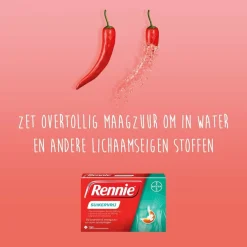Rennie Suikervrij Kauwtabletten