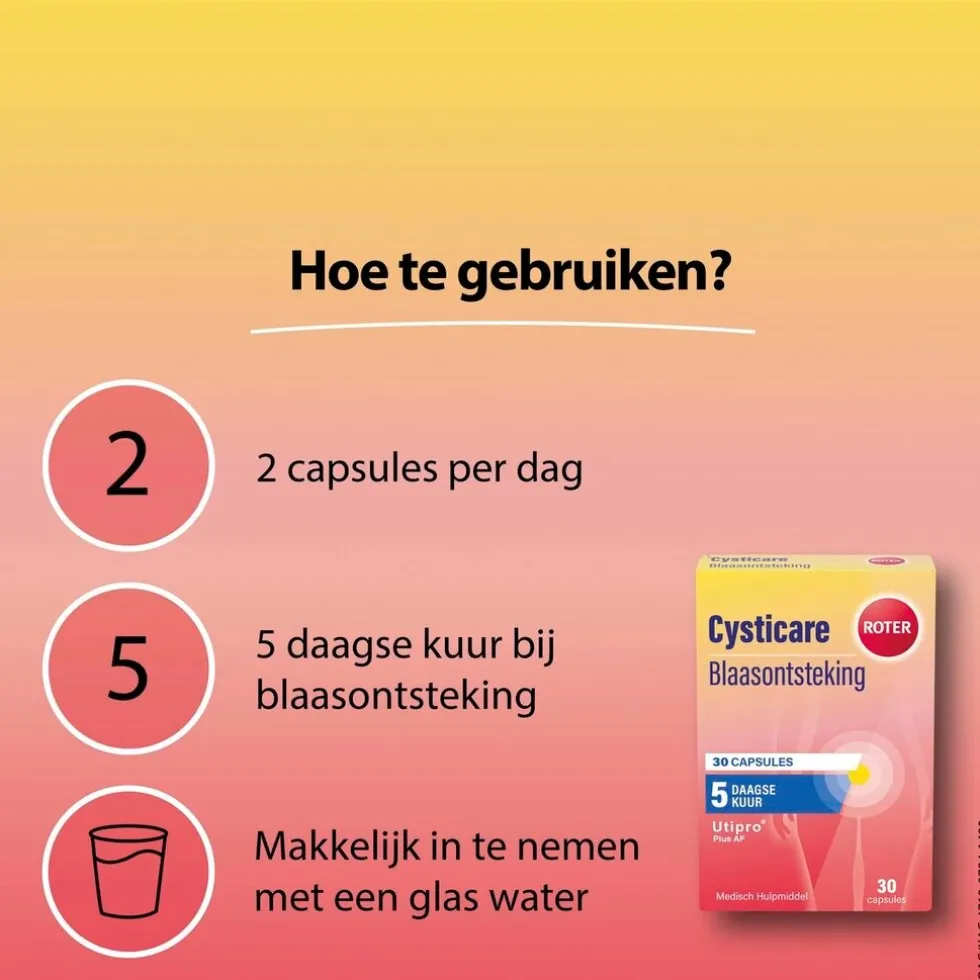 Roter Cysticare Tabletten
