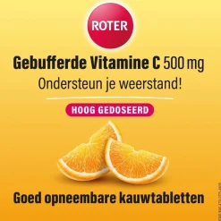 Roter Gebufferde Vitamine C 500mg Kauwtabletten