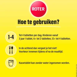 Roter Vitamine C 70 mg Suikervrije Kauwtabletten