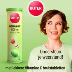 Roter Vitamine C 1000mg Lime Lychee Bruistabletten