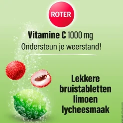 Roter Vitamine C 1000mg Lime Lychee Bruistabletten