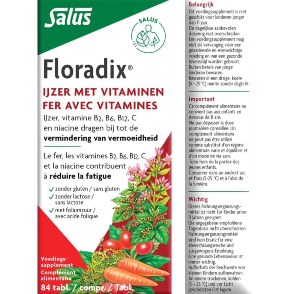 Salus Floradix Ijzer Tabletten