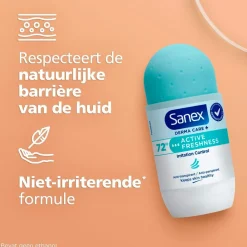 Sanex Derma Care+ Active Freshness 72h Antitranspirant Deodorant Roller