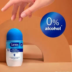 Sanex Derma Care+ Extra Control 72h Antitranspirant Deodorant Roller