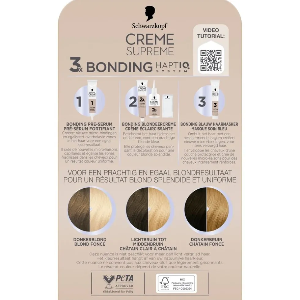 Schwarzkopf Creme Supreme L1++ Verzorgende Lightener