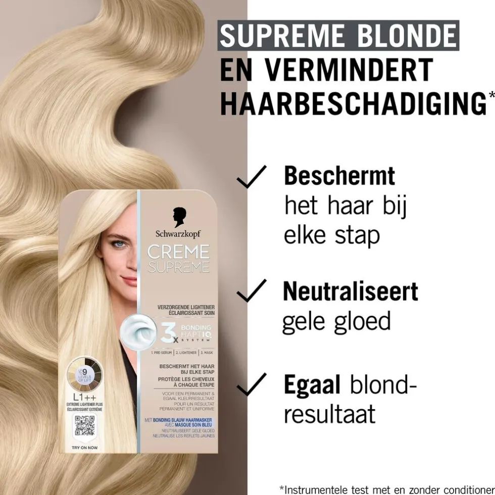 Schwarzkopf Creme Supreme L1++ Verzorgende Lightener