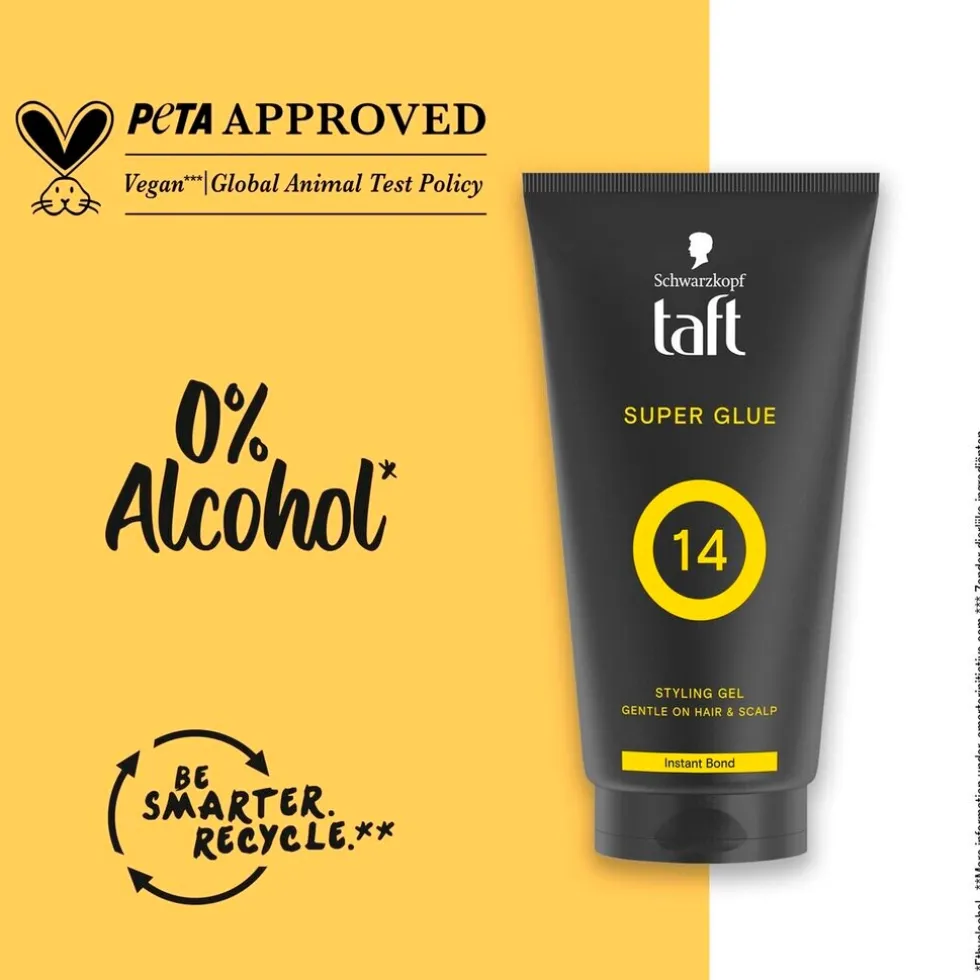 Schwarzkopf Taft Super Glue Level 14 Haargel Tube