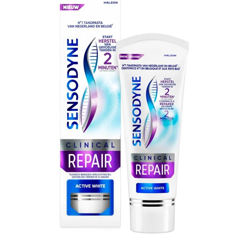 Sensodyne Clinical Repair Active White Tandpasta