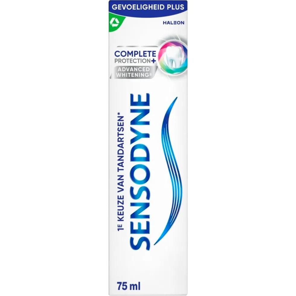 Sensodyne Complete Protection+ Advanced Whitening Tandpasta