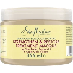 SheaMoisture Jamaican Black Castor Oil Strenghten & Restore Treatement Masker