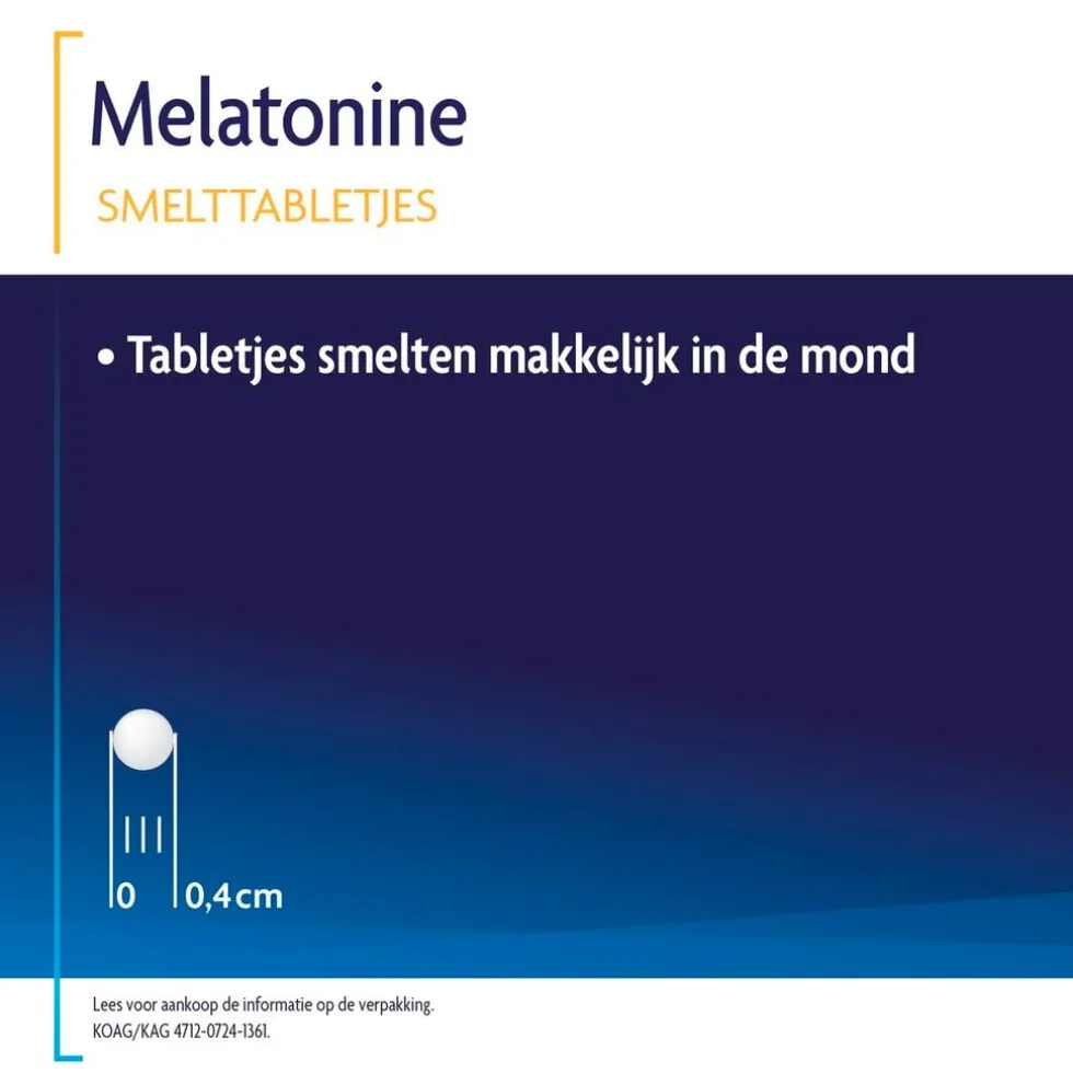 Shiepz Melatonine Original 0,1mg Smelttabletten