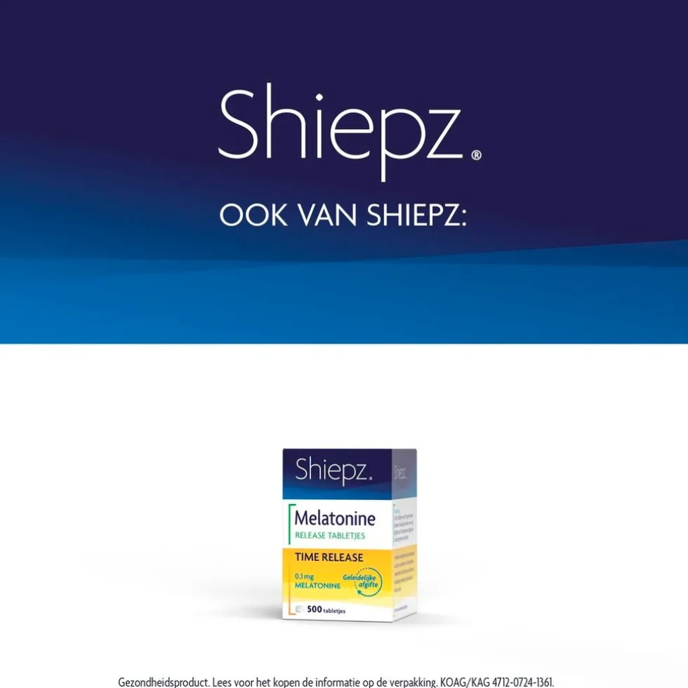 Shiepz Melatonine Original 0,1mg Smelttabletten