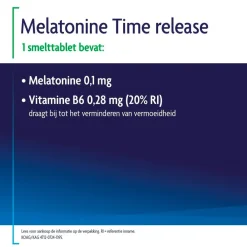 Shiepz Melatonine Time Release 0,1mg Tabletten