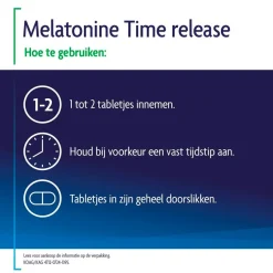 Shiepz Melatonine Time Release 0,1mg Tabletten