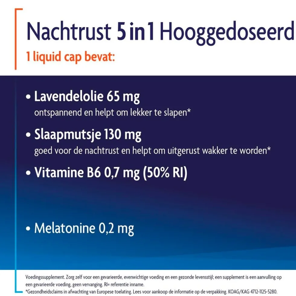 Shiepz Nachtrust 3 in 1 Hooggedoseerd Liquid Capsules