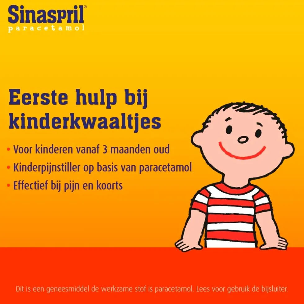 Sinaspril 120mg Vloeibaar Paracetamol