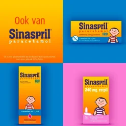 Sinaspril Paracetamol 120mg Zetpillen