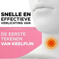 Strepsils Aardbei Suikervrij Zuigtabletten