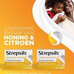 Strepsils Citroen & Honing Zuigtabletten