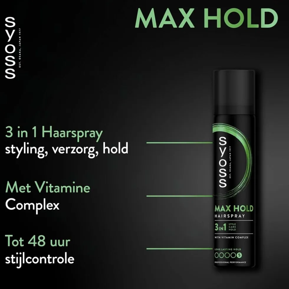 Syoss Hold 5 Max Hold Haarspray