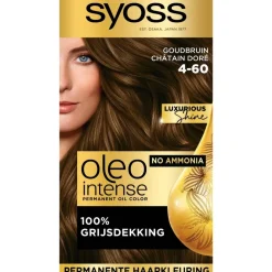 Syoss Oleo Intense 4-60 Goudbruin Haarkleuring