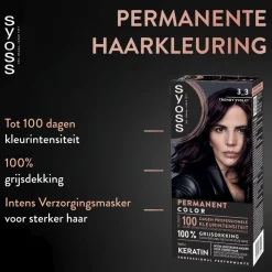 Syoss Professional Performance 3-3 Trendy Violet Permanente Haarkleuring
