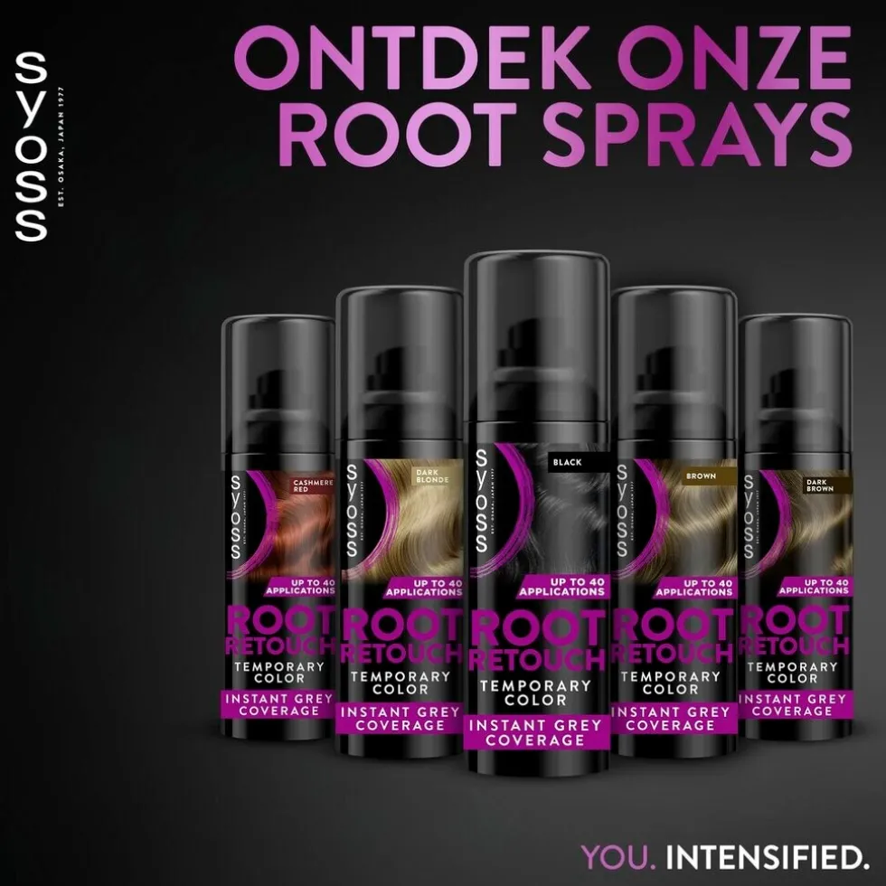 SYOSS Zwart Uitgroeispray