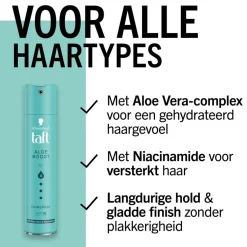 Taft Aloe Boost Hold 4 Hairspray