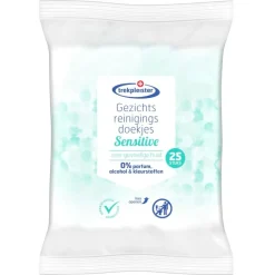 Trekpleister 0% Sensitive Gezichtsreinigingsdoekjes