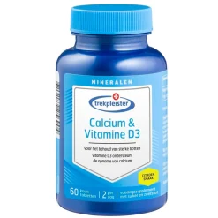 Trekpleister Calcium & Vitamine D3 Kauwtabletten