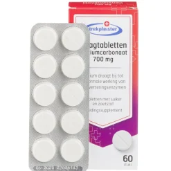 Trekpleister Calciumcarbonaat 700 mg Maagtabletten