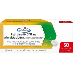 Trekpleister Cetirizine 10mg Allergietabletten