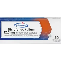 Trekpleister Diclofenac Kalium 12,5mg Filmomhulde Tabletten